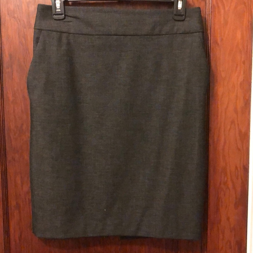 Express gray pencil skirt